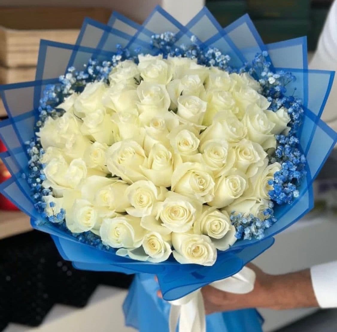 70 Stem white bouquet